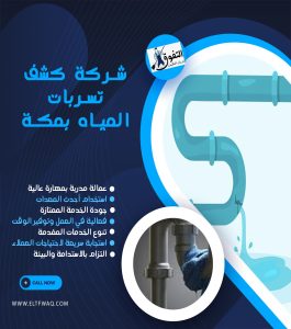 شركة كشف تسربات المياه بمكة