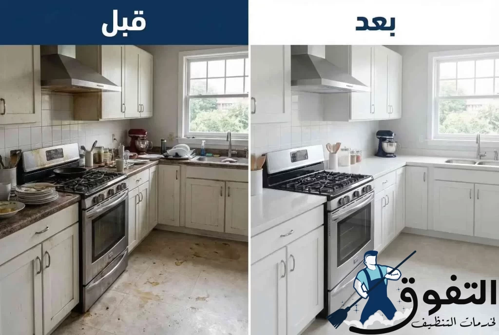 تنظيف مطبخ
