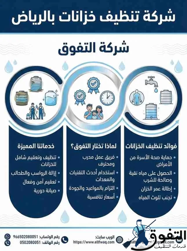شركة تنظيف خزانات بالرياض